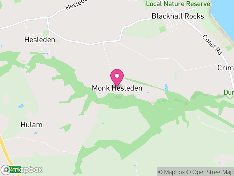 Map of Monk Hesleden, County Durham