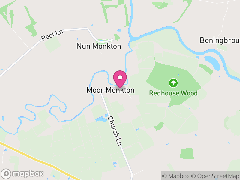 Map of Moor Monkton, North Yorkshire