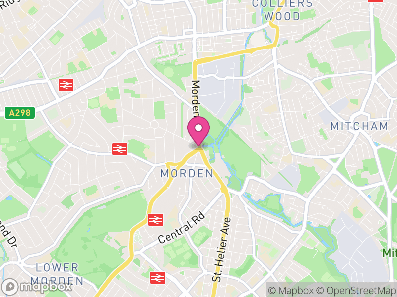 Map of Morden, Dorset