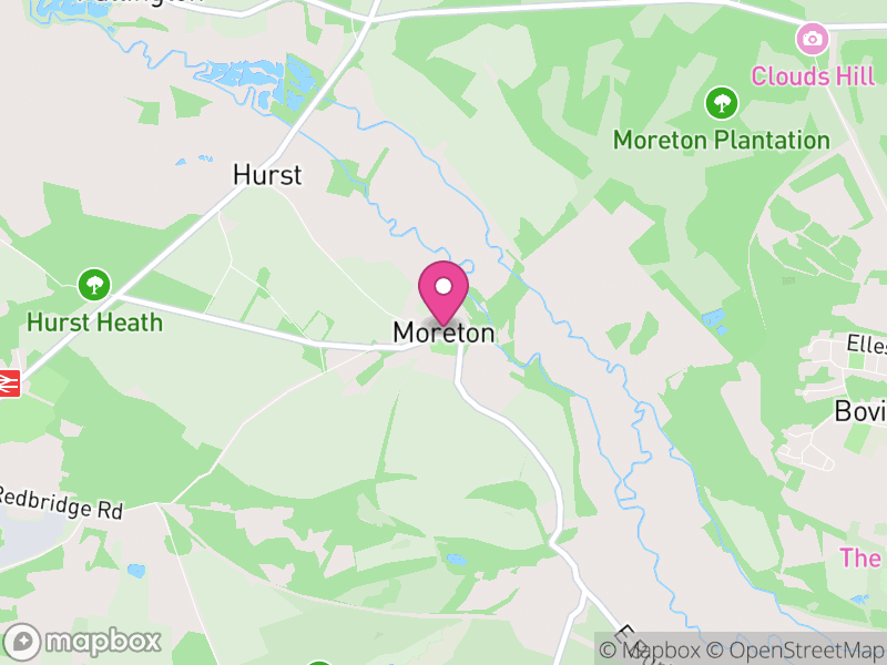 Map of Moreton, Dorset