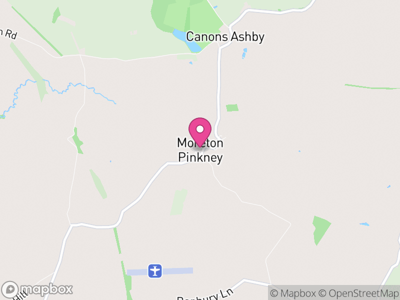 Map of Moreton Pinkney, West Northamptonshire