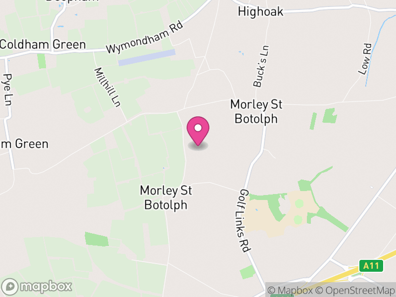 Map of Morley, South Norfolk