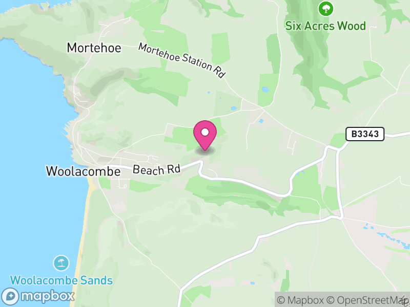 Map of Mortehoe, North Devon