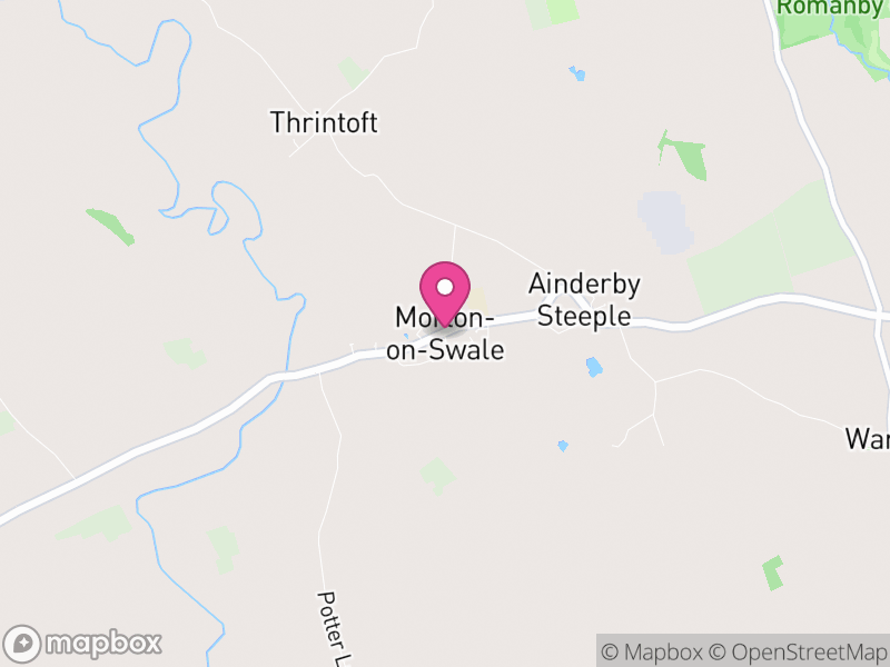 Map of Morton-on-Swale, North Yorkshire