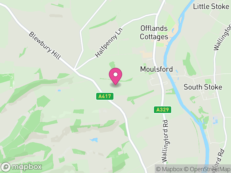 Map of Moulsford, South Oxfordshire