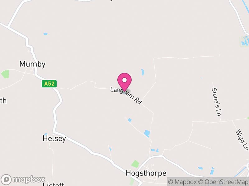 Map of Mumby, East Lindsey