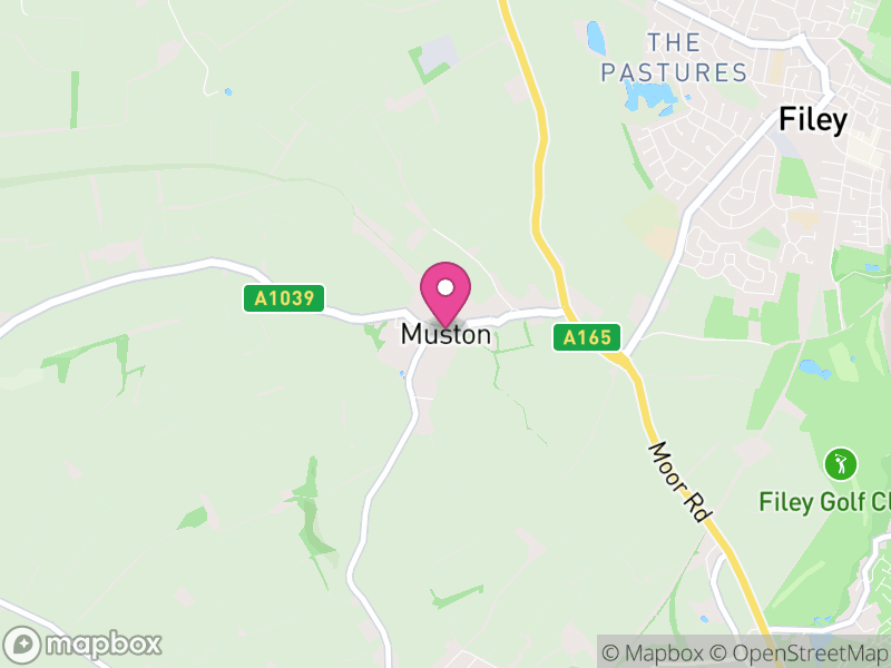 Map of Muston, North Yorkshire