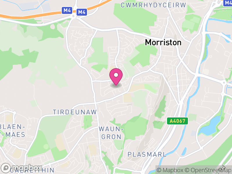 Map of Mynyddbach, Swansea