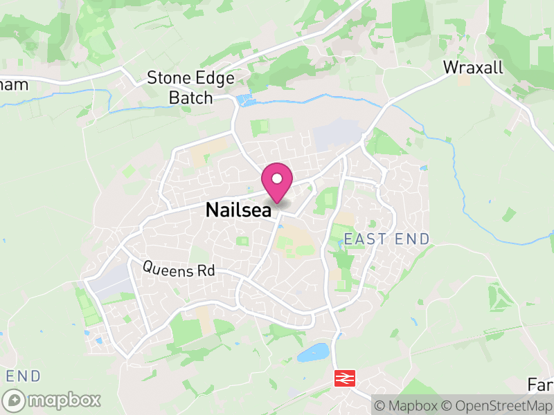 Map of Nailsea, North Somerset