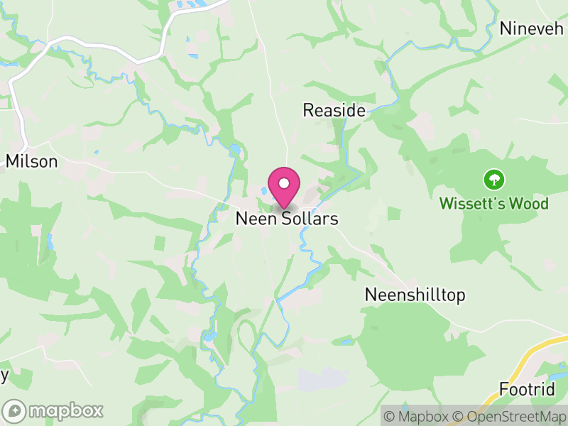 Map of Neen Sollars, England