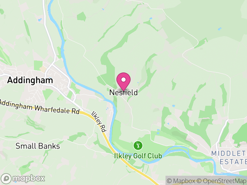 Map of Nesfield with Langbar, North Yorkshire