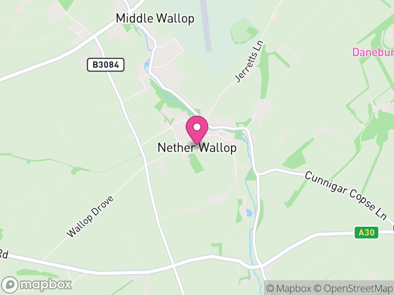 Map of Nether Wallop, Test Valley