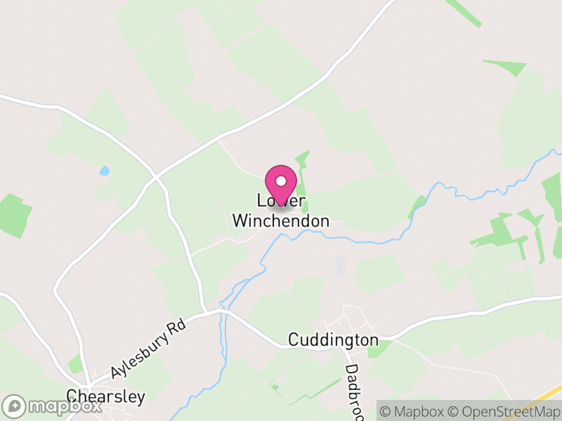 Map of Nether Winchendon, Buckinghamshire