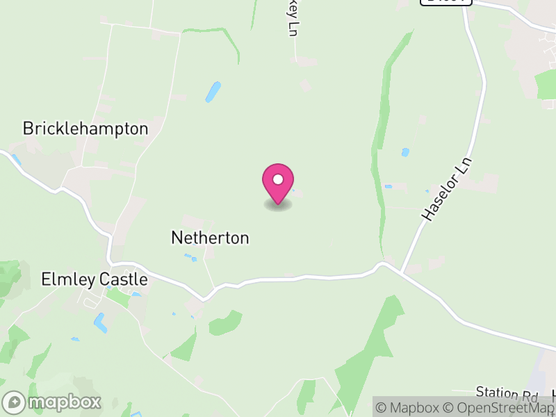 Map of Netherton, Wychavon