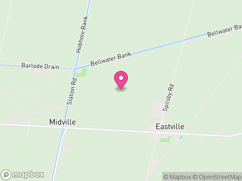 Map of New Leake, East Lindsey