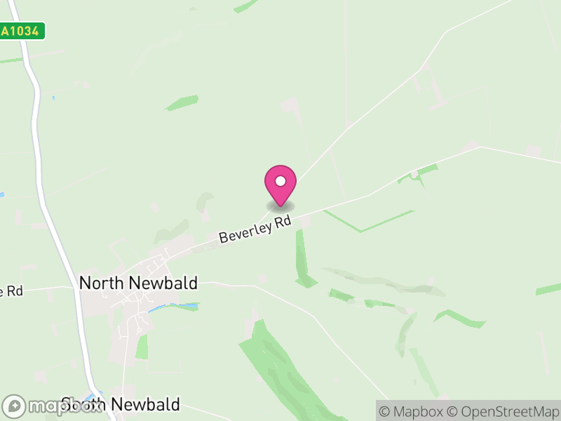 Map of Newbald, East Riding of Yorkshire