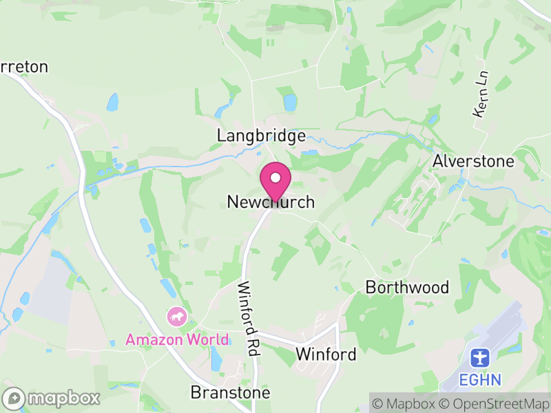 Map of Newchurch, Isle of Wight
