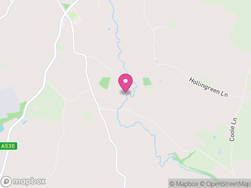 Map of Newhall, Cheshire East