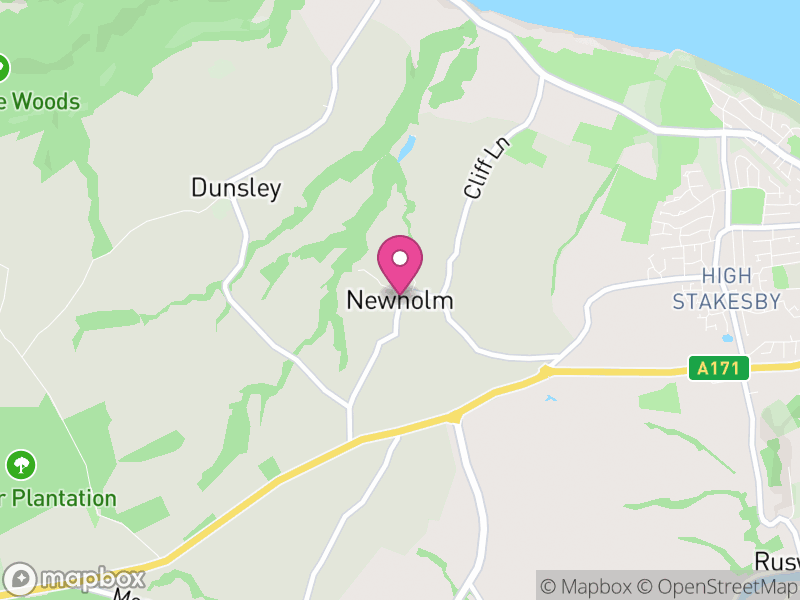 Map of Newholm-cum-Dunsley, North Yorkshire