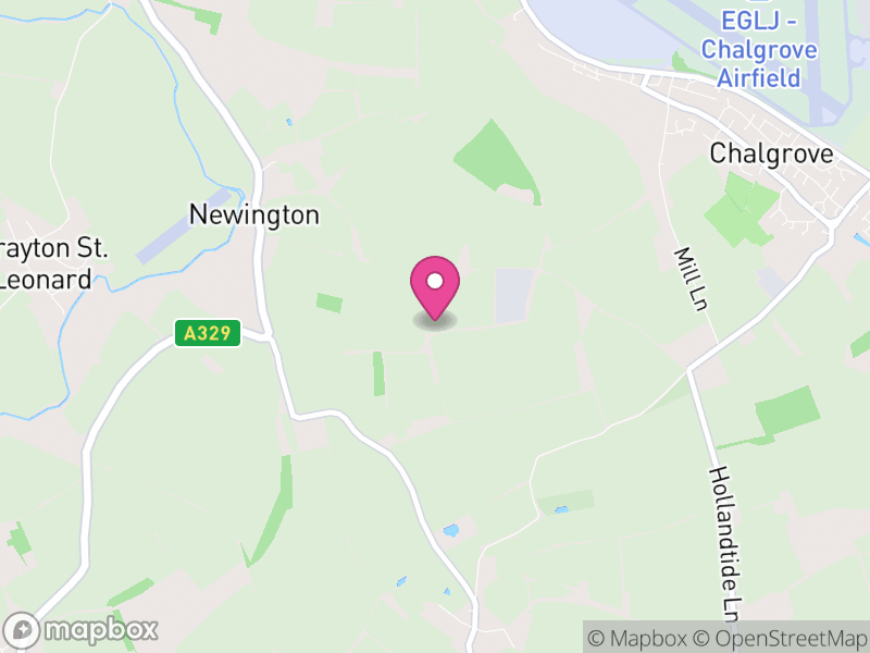 Map of Newington, South Oxfordshire