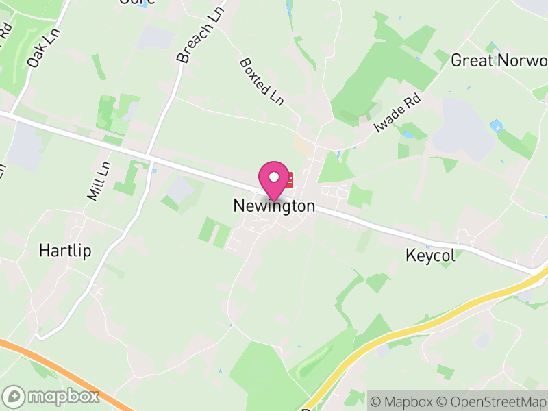 Map of Newington, Swale