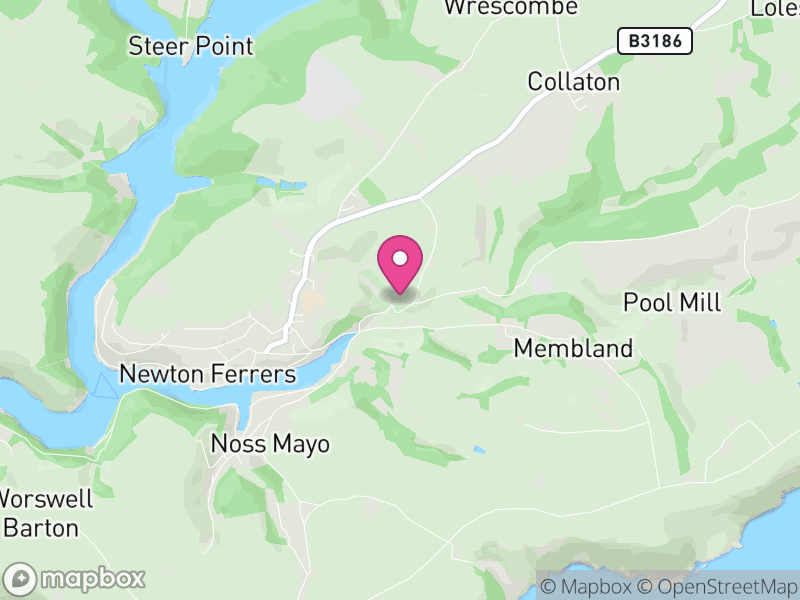 Map of Newton and Noss, South Hams