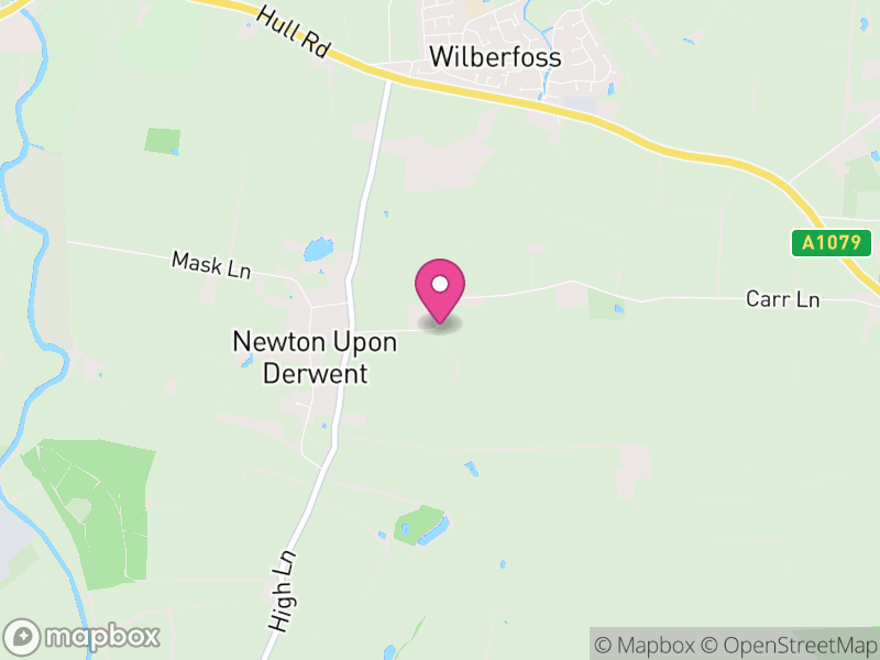 Map of Newton on Derwent, East Riding of Yorkshire