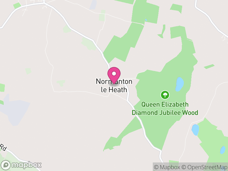 Map of Normanton Le Heath, North West Leicestershire