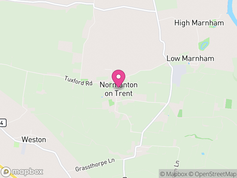 Map of Normanton on Trent, Bassetlaw