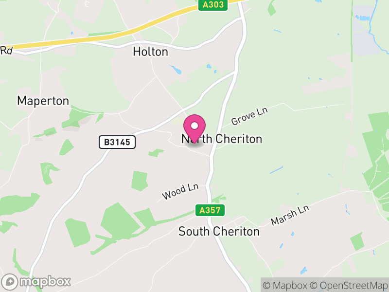 Map of North Cheriton, Somerset