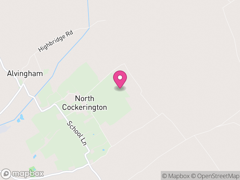 Map of North Cockerington, East Lindsey