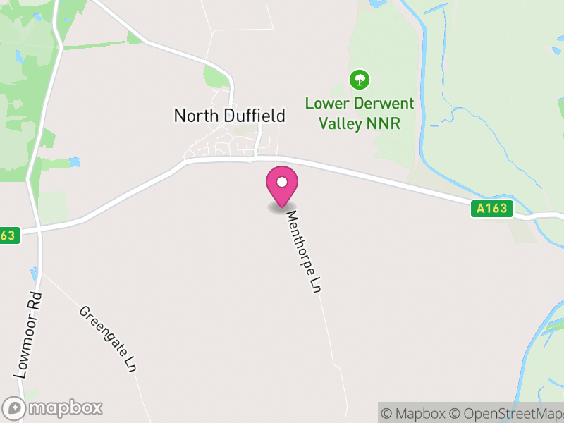 Map of North Duffield, North Yorkshire