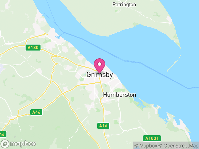 Map of North East Lincolnshire, England