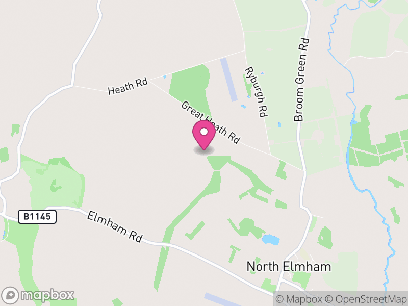 Map of North Elmham, Breckland