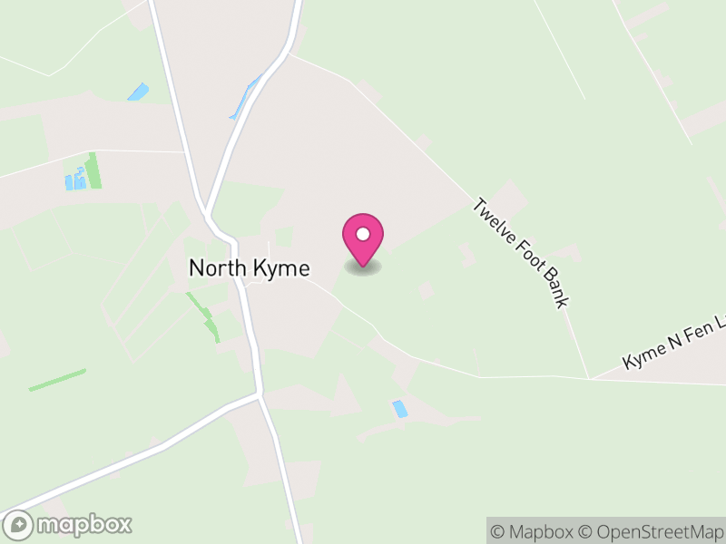 Map of North Kyme, North Kesteven