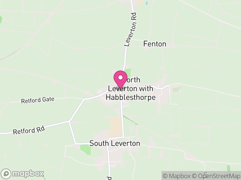 Map of North Leverton with Habblesthorpe, Bassetlaw