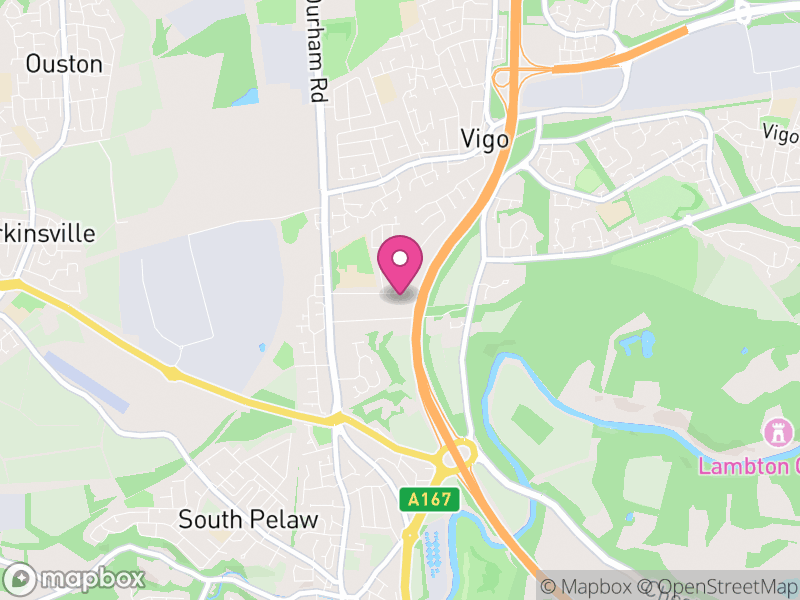 Map of North Lodge, County Durham