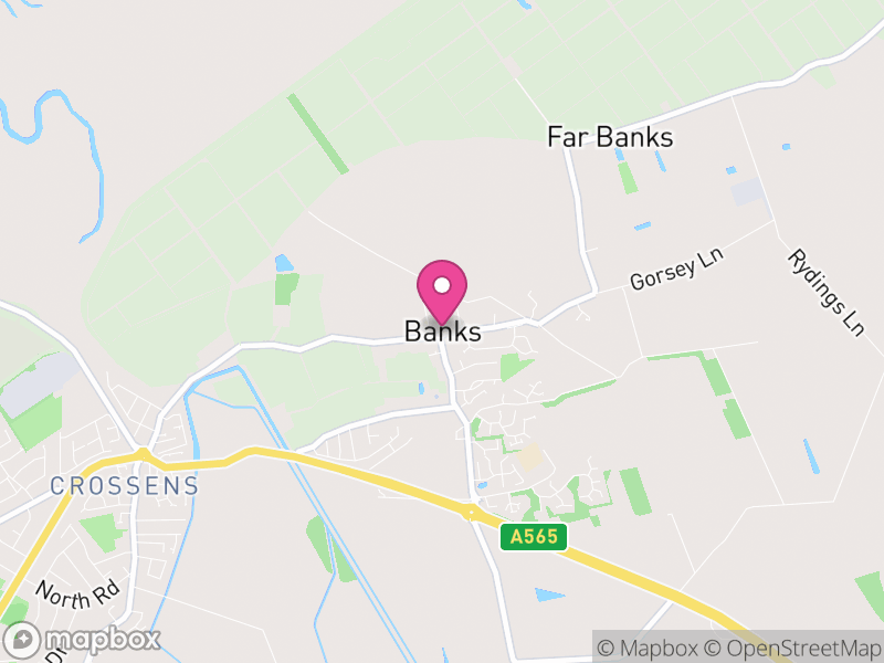 Map of North Meols, West Lancashire