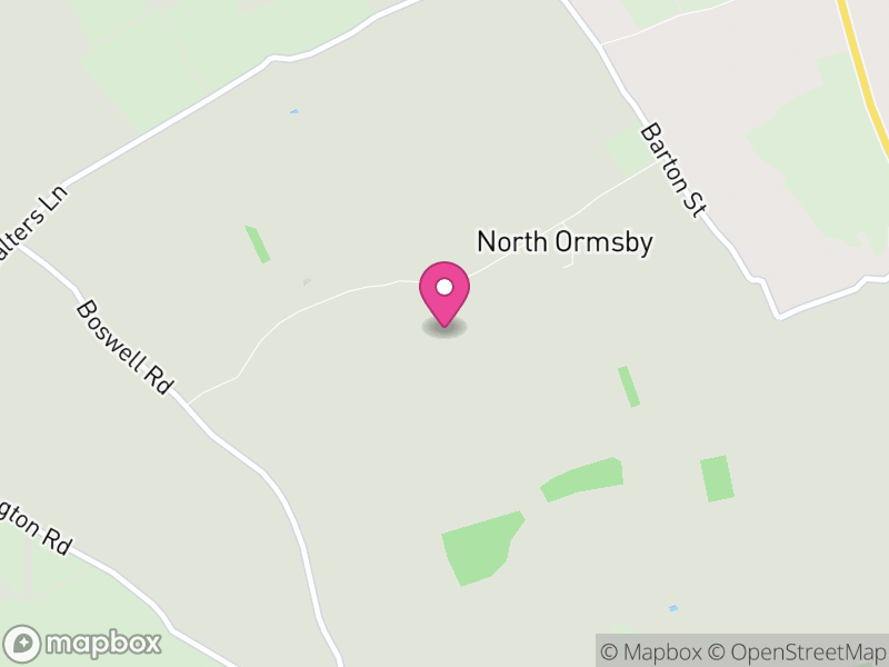 Map of North Ormsby, East Lindsey