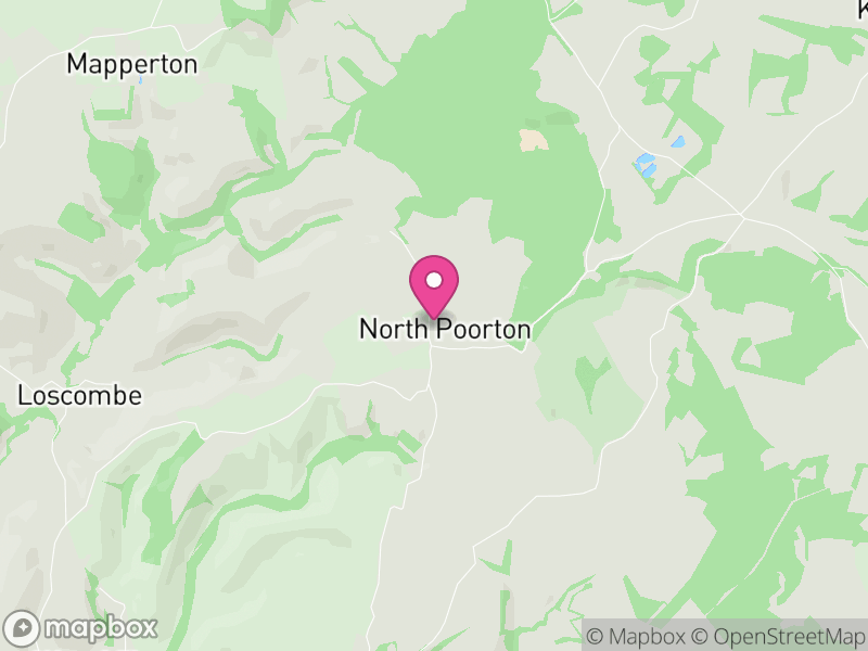 Map of North Poorton, Dorset