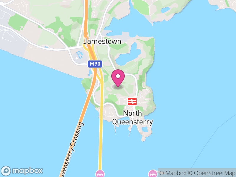 Map of North Queensferry, Scotland