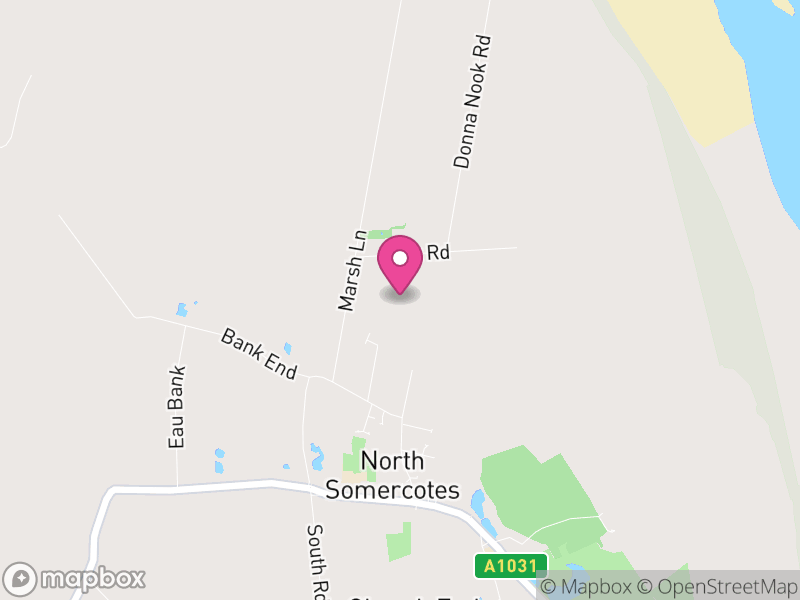 Map of North Somercotes, East Lindsey