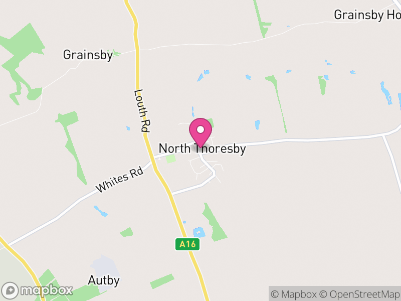 Map of North Thoresby, East Lindsey
