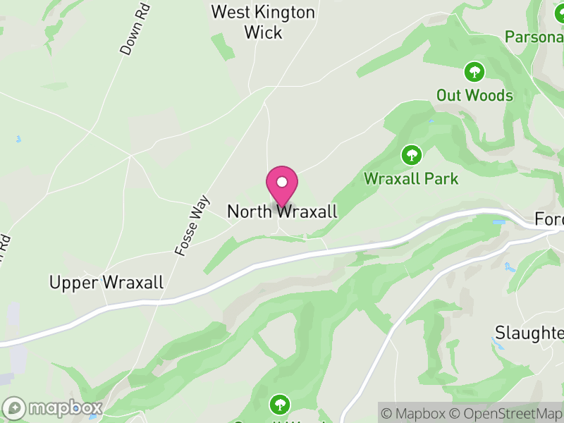 Map of North Wraxall, Wiltshire