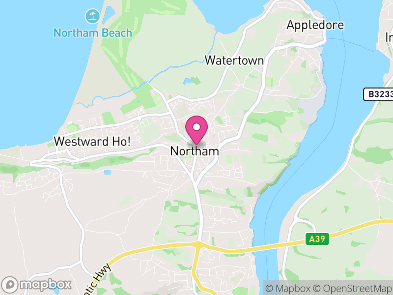 Map of Northam, Torridge