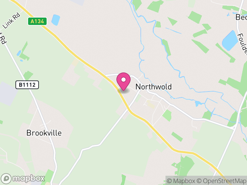 Map of Northwold, King's Lynn and West Norfolk