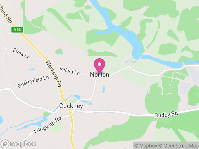 Map of Norton, Cuckney