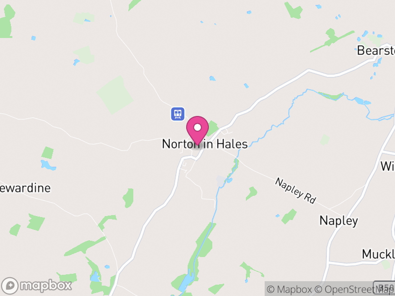 Map of Norton in Hales, England