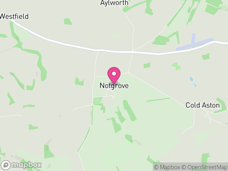 Map of Notgrove, Cotswold