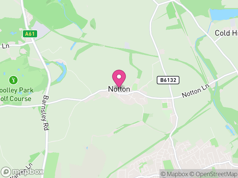 Map of Notton, Wakefield